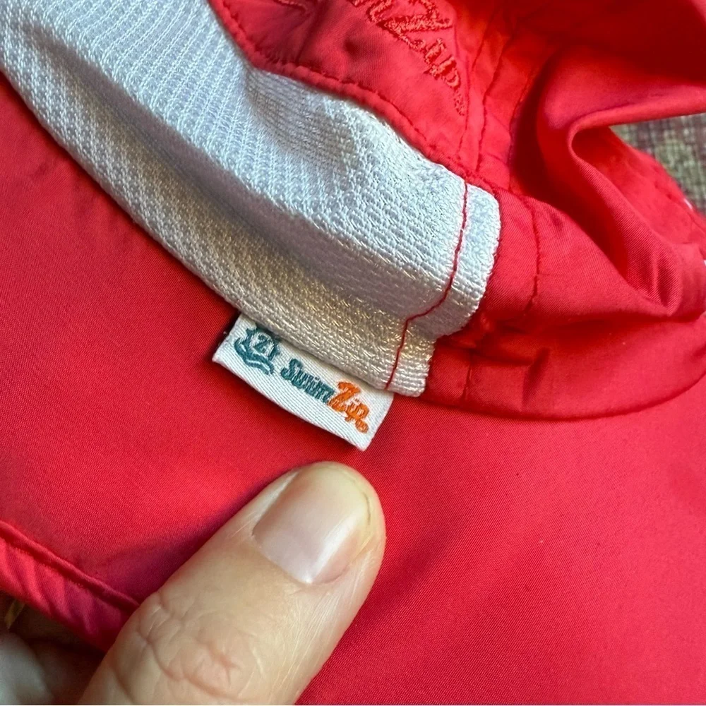 Swim Zip Baby 0-6 months Kids Red Sun Hat